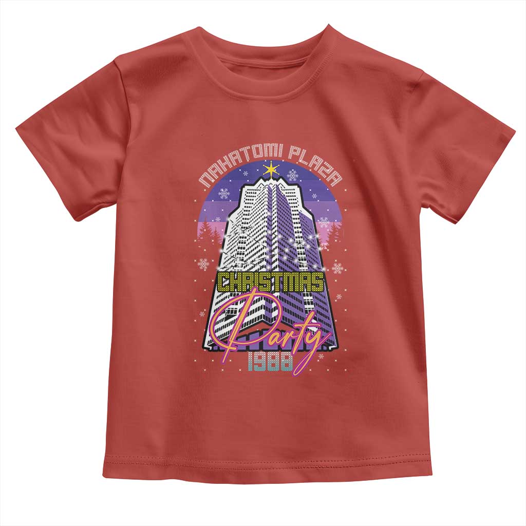 Nakatomi Plaza Christmas Party 1988 Toddler T Shirt Funny 80's Movie Ugly Xmas Gift