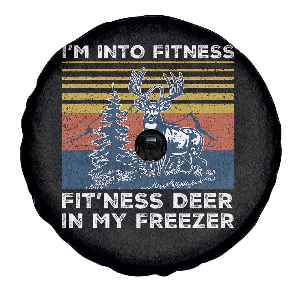 Hunting Spare Tire Cover I'm Into Fitness Fit'ness Deer In My Freezer Gift for Hunter