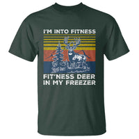 Hunting T Shirt I'm Into Fitness Fit'ness Deer In My Freezer Gift for Hunter - Wonder Print Shop
