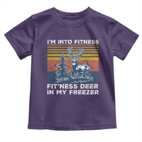 Hunting Toddler T Shirt I'm Into Fitness Fit'ness Deer In My Freezer Gift for Hunter