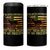 Hunting 4 in 1 Can Cooler Tumbler I'm Into Fitness Fit'ness Deer In My Freezer American Flag
