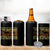 Hunting 4 in 1 Can Cooler Tumbler I'm Into Fitness Fit'ness Deer In My Freezer American Flag