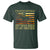Hunting T Shirt I'm Into Fitness Fit'ness Deer In My Freezer American Flag - Wonder Print Shop