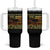Hunting Tumbler With Handle I'm Into Fitness Fit'ness Deer In My Freezer American Flag