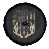 Deer Hunting American Flag Spare Tire Cover