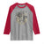 Deer Hunting American Flag Raglan Shirt