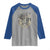 Deer Hunting American Flag Raglan Shirt