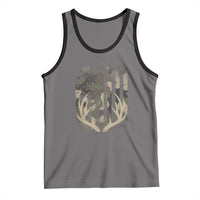 Deer Hunting American Flag Tank Top