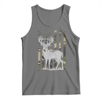 Deer Hunting American Camouflage Flag Tank Top