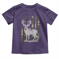 Deer Hunting American Camouflage Flag Toddler T Shirt