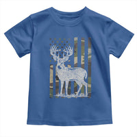 Deer Hunting American Camouflage Flag Toddler T Shirt