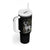 Deer Hunting American Camouflage Flag Tumbler With Handle