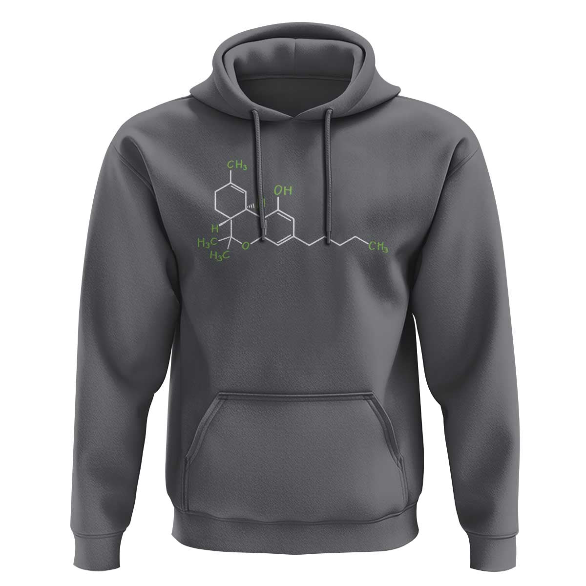 Marijuana Hoodie Cannabis Weed Pot Molecule THC Stoner Gift