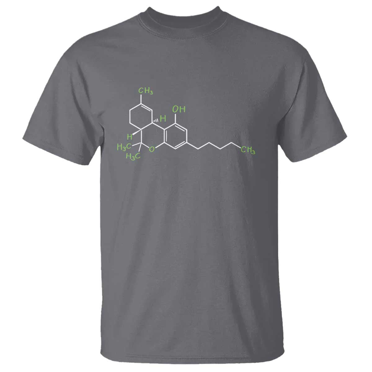 Marijuana T Shirt Cannabis Weed Pot Molecule THC Stoner Gift - Wonder Print Shop