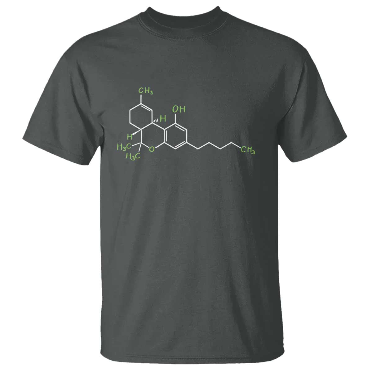 Marijuana T Shirt Cannabis Weed Pot Molecule THC Stoner Gift - Wonder Print Shop