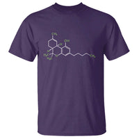 Marijuana T Shirt Cannabis Weed Pot Molecule THC Stoner Gift - Wonder Print Shop
