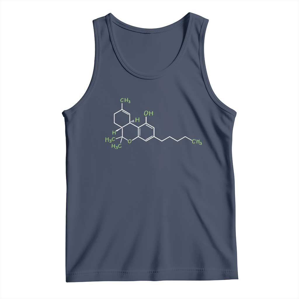 Marijuana Tank Top Cannabis Weed Pot Molecule THC Stoner Gift