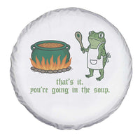 Funny Frog Spare Tire Cover Thats It You're Going In The Soup Weird Weirdcore Meme - Wonder Print Shop