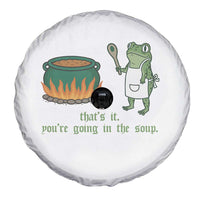 Funny Frog Spare Tire Cover Thats It You're Going In The Soup Weird Weirdcore Meme - Wonder Print Shop