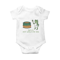 Funny Frog Baby Onesie Thats It You're Going In The Soup Weird Weirdcore Meme - Wonder Print Shop