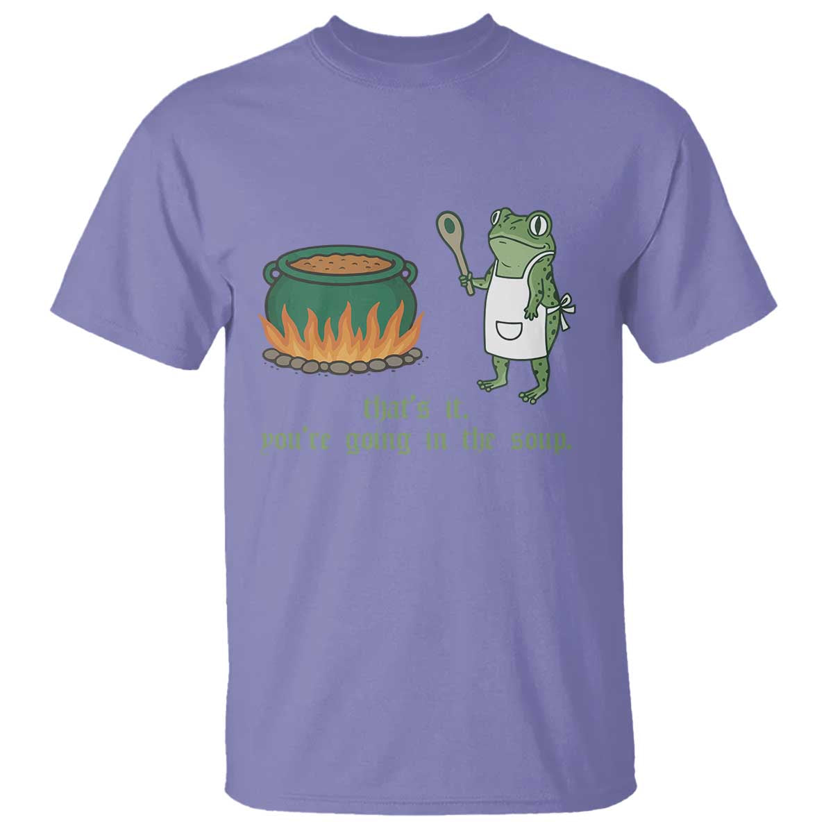 Funny Frog T Shirt Thats It You're Going In The Soup Weird Weirdcore Meme - Wonder Print Shop