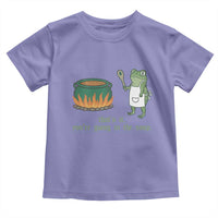 Funny Frog Toddler T Shirt Thats It You're Going In The Soup Weird Weirdcore Meme - Wonder Print Shop
