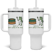 Funny Frog Tumbler With Handle Thats It You're Going In The Soup Weird Weirdcore Meme - Wonder Print Shop