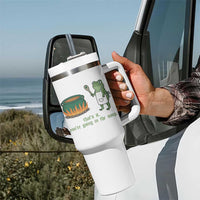 Funny Frog Tumbler With Handle Thats It You're Going In The Soup Weird Weirdcore Meme - Wonder Print Shop