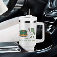 Funny Frog Tumbler With Handle Thats It You're Going In The Soup Weird Weirdcore Meme - Wonder Print Shop