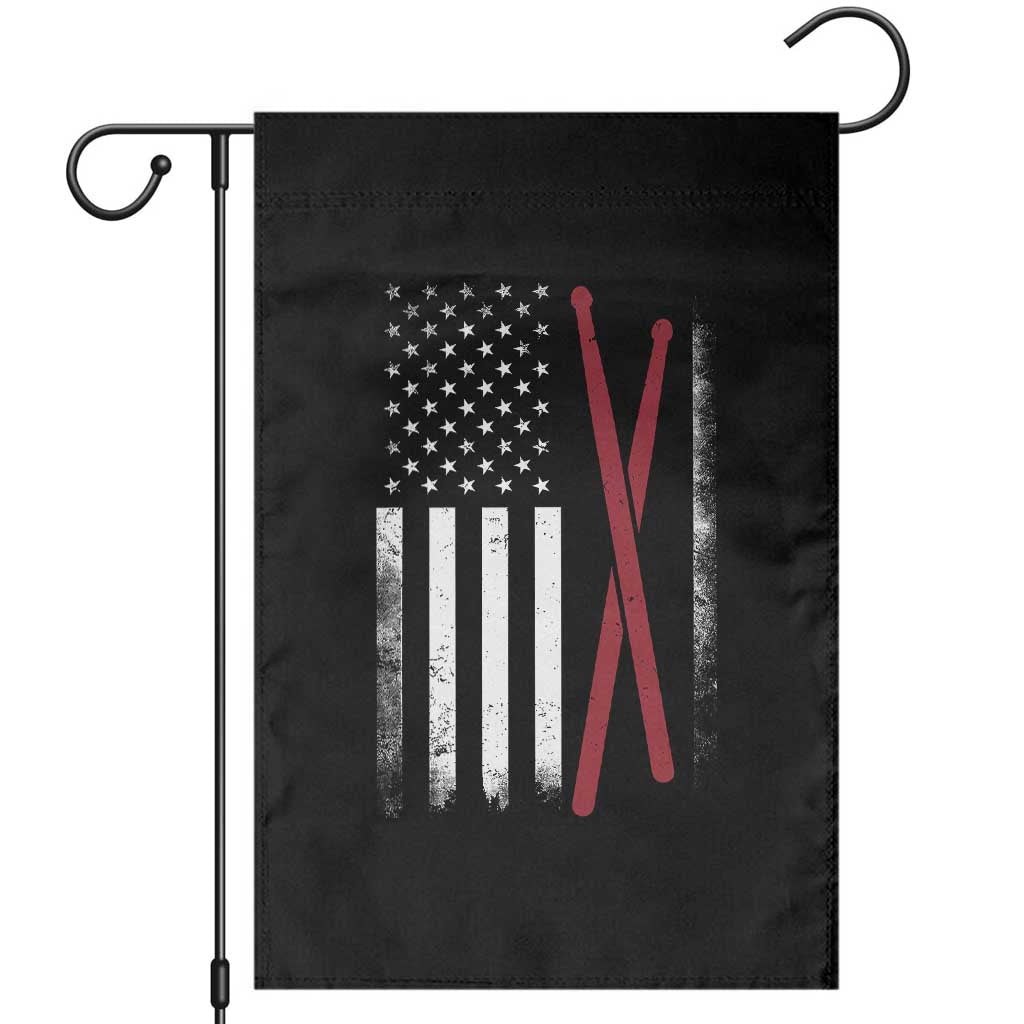 American Flag Drumsticks Garden Flag USA Drummers Vintage Drum Sticks - Wonder Print Shop