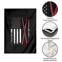 American Flag Drumsticks Garden Flag USA Drummers Vintage Drum Sticks - Wonder Print Shop