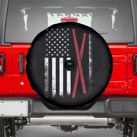 American Flag Drumsticks Spare Tire Cover USA Drummers Vintage Drum Sticks - Wonder Print Shop