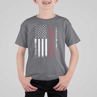 American Flag Drumsticks T Shirt For Kid USA Drummers Vintage Drum Sticks - Wonder Print Shop