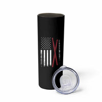 American Flag Drumsticks Skinny Tumbler USA Drummers Vintage Drum Sticks - Wonder Print Shop