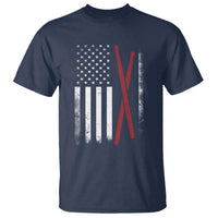American Flag Drumsticks T Shirt USA Drummers Vintage Drum Sticks - Wonder Print Shop