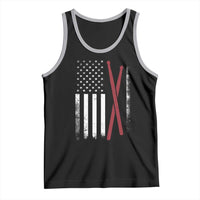 American Flag Drumsticks Tank Top USA Drummers Vintage Drum Sticks - Wonder Print Shop