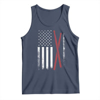 American Flag Drumsticks Tank Top USA Drummers Vintage Drum Sticks - Wonder Print Shop