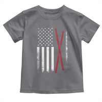 American Flag Drumsticks Toddler T Shirt USA Drummers Vintage Drum Sticks - Wonder Print Shop