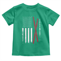 American Flag Drumsticks Toddler T Shirt USA Drummers Vintage Drum Sticks - Wonder Print Shop