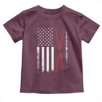 American Flag Drumsticks Toddler T Shirt USA Drummers Vintage Drum Sticks - Wonder Print Shop