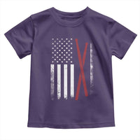 American Flag Drumsticks Toddler T Shirt USA Drummers Vintage Drum Sticks - Wonder Print Shop