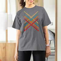 Retro Vintage Drummer T Shirt For Women 70s 80s Distressed Drum Sticks - Wonder Print Shop