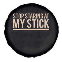 Funny Drumming Spare Tire Cover Stop Staring At My Stick Drummer - Wonder Print Shop