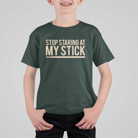 Funny Drumming T Shirt For Kid Stop Staring At My Stick Drummer - Wonder Print Shop