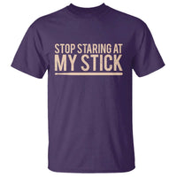 Funny Drumming T Shirt Stop Staring At My Stick Drummer - Wonder Print Shop