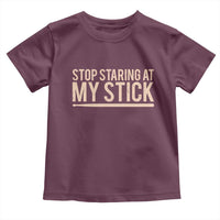 Funny Drumming Toddler T Shirt Stop Staring At My Stick Drummer - Wonder Print Shop