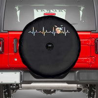 Drums Heartbeat Spare Tire Cover Drummer Percussionist Silhouette - Wonder Print Shop