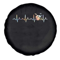 Drums Heartbeat Spare Tire Cover Drummer Percussionist Silhouette - Wonder Print Shop