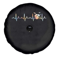 Drums Heartbeat Spare Tire Cover Drummer Percussionist Silhouette - Wonder Print Shop