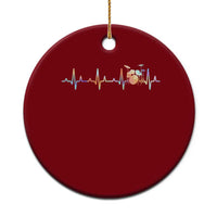 Drums Heartbeat Ceramic Ornament Drummer Percussionist Silhouette - Wonder Print Shop